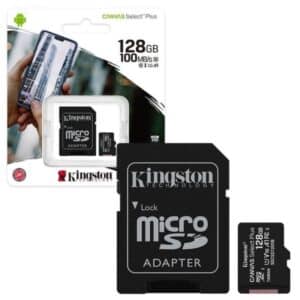 MicroSD 128GB Kingston Canvas Select Plus Clase 10