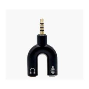 Adaptador de Audio y Microfono a Plug 3.5
