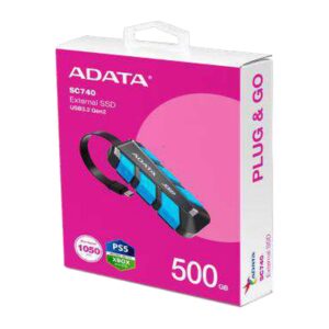 Unidad Estado Solido Externa ADATA SC740 500GB - USB-c