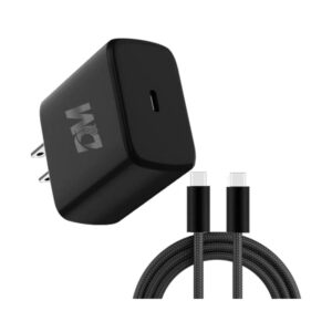 Cubo para Carga Tipo C/ con Cable 35W Carga Rápida